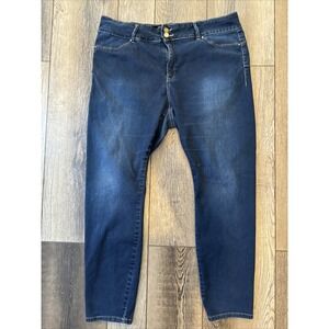 Sound Style Women's Beau Dawson Slimmer Skinny Silk Denim Jeans Size 18W